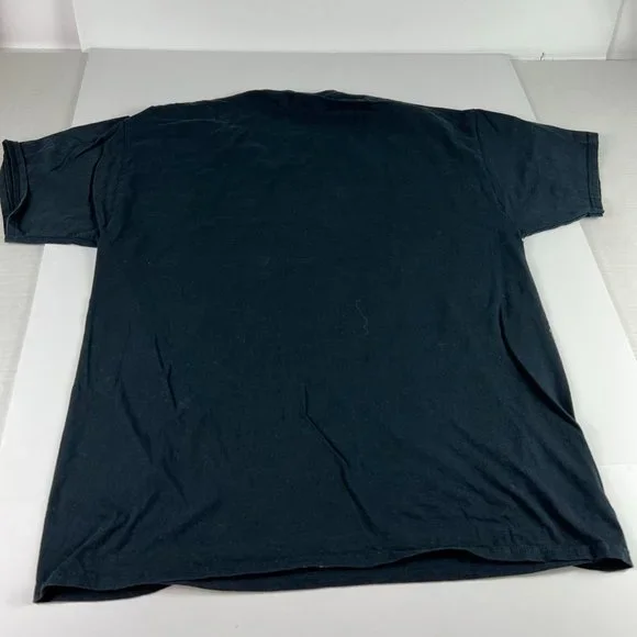 Y2K Native Indigenous Ghost Extra Large Black White Mega Print Short Sleeve Tee - Picture 8 of 12